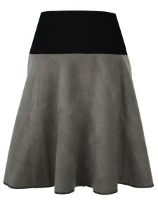 Юбка dunkle design A-Linie Fleece, серый