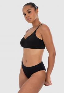 Спортивный бюстгальтер с легкой поддержкой SPORT-BH MIT LEICHTER STÜTZKRAFT Smilodox, черный