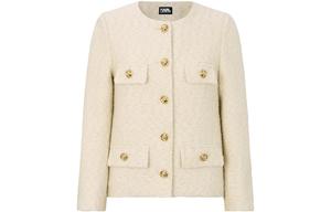 KARL LAGERFELD Куртки и пальто Женские бежевые KARL LAGERFELD / Karl Lagerfeld Jeans