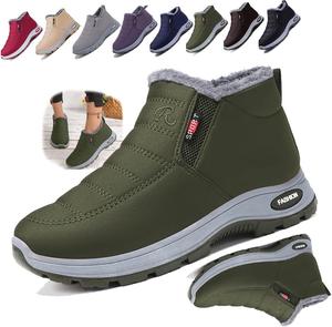 Женские зимние ботинки на овчине, утепленные, водонепроницаемые, противоскользящие, ортопедические, легкие, с удобной посадкой, водонепроницаемые походные ботинки Generic, зеленый