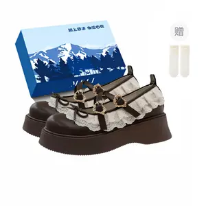 Fawn Miri Платформенные туфли Мэри Джейн для женщин светло-коричневые эксклюзивная коробка с носками, цвет Light Brown-Exclusive Shoe Box-Comes with Socks