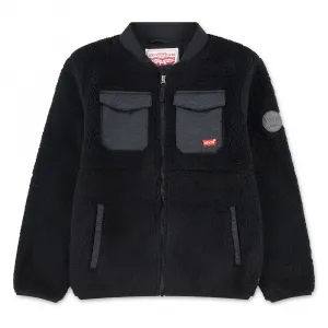 Куртка Levi's Utility Sherpa, черный