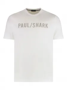 Футболка с принтом логотипа Paul & Shark, белый