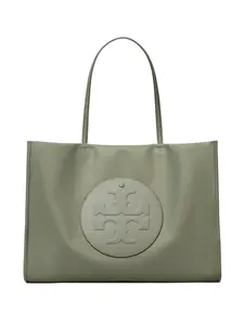 Сумка-тоут Ella с нашивкой-логотипом Tory Burch, зеленый
