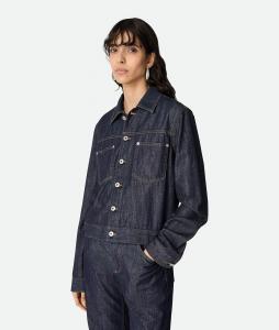 Indigo denim jacket BOTTEGA VENETA, индиго