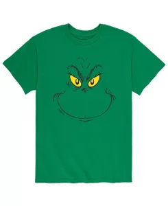 Мужская футболка Dr. Seuss The Grinch Face AIRWAVES, зеленый
