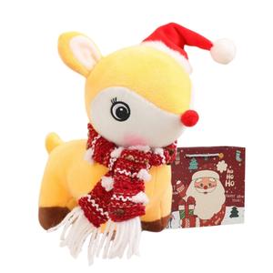 Плюшевая игрушка олененок для рождества, 18 см OU DI PIG