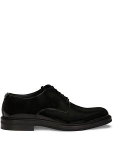 Туфли дерби с логотипом Dolce & Gabbana DG, черный