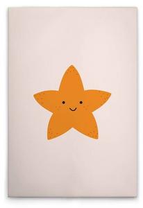 Картина на холсте A.S. Création Simple Star цвет beigegelb