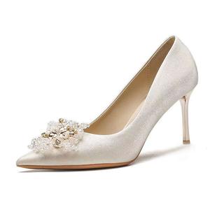 Туфли женские на высоком каблуке Lunnifeiya, цвет Light Champagne (6CM)