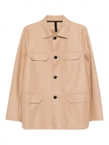 Жакет с накладными карманами из чистой шерсти Harris Wharf London, нейтральный