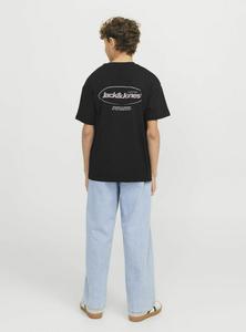 Рубашка с принтом GEDRUCKT Jack & Jones Junior, черный