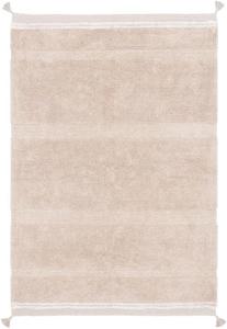 Lorena Canals | Моющийся ковер 90 x 130 см Bloom в цвете Rose для спален, гостиных, прихожих ручной работы из хлопка