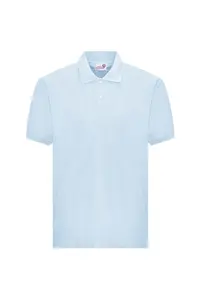Рубашка-поло Academy из пике AWDis, синий