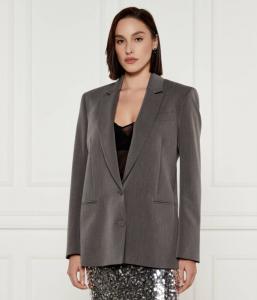 Пиджак женский Patrizia Pepe с глубоким вырезом, серый