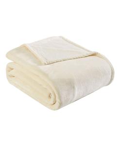 Ультрамягкое плюшевое флисовое одеяло, размер Full/Queen Eddie Bauer, слоновая кость