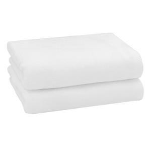 Linum Home Textiles Набор полотенец для рук Ediree из турецкого хлопка, 2 шт., белый