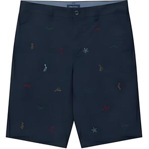 Мужские повседневные шорты средней длины Nautica, 4nv темно-синий  (232)