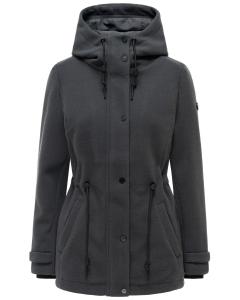 NAVAHOO Демисезонное пальто 'Lächelstern 14' в цвете Anthracite