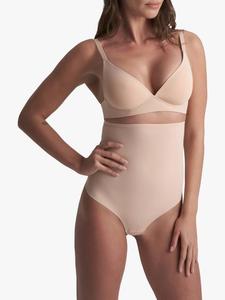 Скульптирующее стринги с высокой талией Bye Bra, Beige
