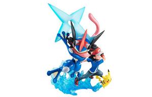Пикачу покемон, фигурки Little Smart Greninja и Little Smart Scale MegaHouse