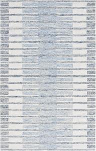 Ковер SAFAVIEH, 92 x 153 см, Ebony Collection, Ivory & Blue, ручной работы из шерсти, идеально для гостиной, спальни, столовой (EBN812M-3)