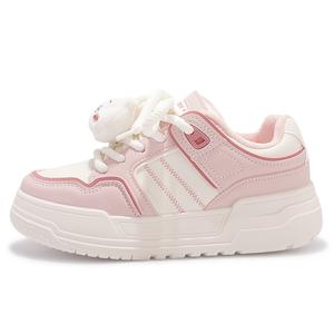 SNXR Низкие женские кроссовки для скейтбординга, розовые