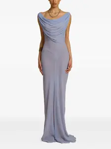 Платье макси Jordana с открытой спиной Arcina Ori, синий