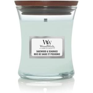 Ароматическая свеча «Шалфей и морская трава» маленькая, 85 г Woodwick