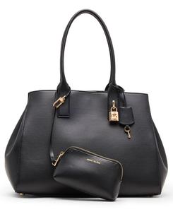 Сумка-тоут с замком и чехлом Anne Klein, Black