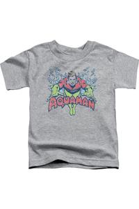 Футболка с коротким рукавом DC Comics Splish Splash для детей Gildan, Athletic Heather