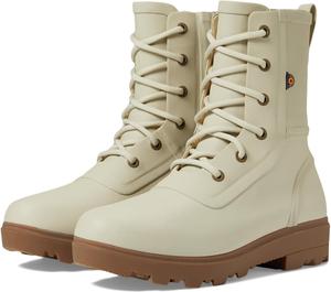 Женские высокие ботинки BOGS Holly Rain с кружевами, Oatmeal