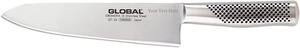 Global GF-33- 21 см Тяжелый шеф-нож с индивидуальной гравировкой, черный/серебристый