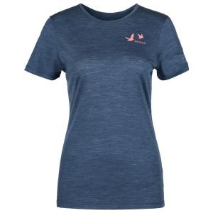 Женская футболка с изображением активных птиц - мериносовая рубашка Devold, Night