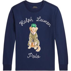 Polo Ralph Lauren Футболка FW24 элегантная темно-синяя детская