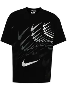 Футболка с логотипом из коллаборации с Nike Black Comme Des Garçons, черный
