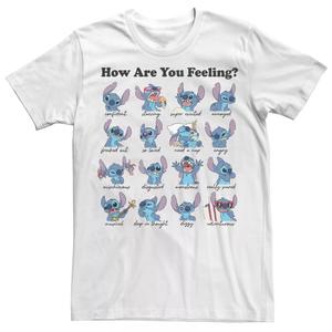 Мужская футболка с плакатом Lilo & Stitch Stitch Moods Disney