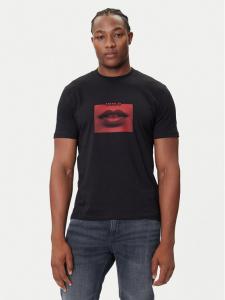 Футболка regular fit Deterni 50544496 Hugo, чёрный