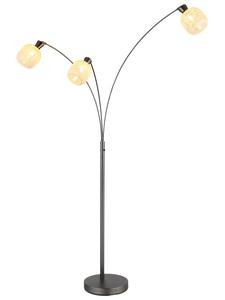 Globo lighting Напольная лампа "BROKANA" черного цвета