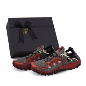 SALOMON Мужские кроссовки для речного треккинга Techamphibian 5 Yitiao Pioneer, Reverse God, износостойкие, цвет: черный, серый, красный