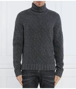 Водолазка Steed из шерсти regular fit Hugo, графитовый