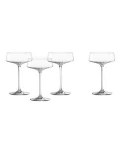 Набор из 4 хрустальных коктейльных бокалов Sensa Coupe Zwiesel Glas, прозрачный
