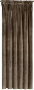 Штора VILLA коричневая 140X270, собранная лента Eurofirany