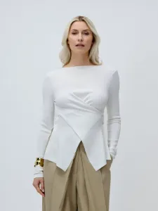Блузка с длинными рукавами senta Leger By Lena Gercke, Offwhite