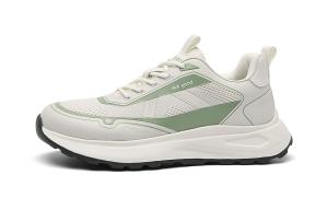 HLA Мужские повседневные кеды низкие бело-зеленые, цвет White Green