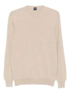 Кашемировый свитер с круглым вырезом Fedeli, нейтральный