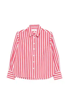 Полосатая рубашка Monroe Xirena, красный