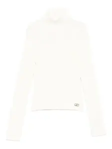 Свитер с косами Liu Jo Kids, белый