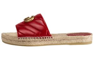Шлепанцы женские Gucci, красный