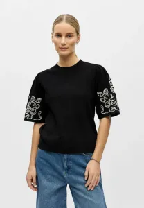 Футболка с принтом besticktes Object, Black